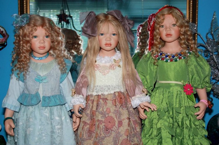 Ангельское создание Маруся и сестрички, коллекционные куклы от Zofia & Henry Zawieruszynski