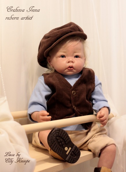 Лука, кукла реборн Инны Ершовой, молд реборн Luca by Elly Knoops