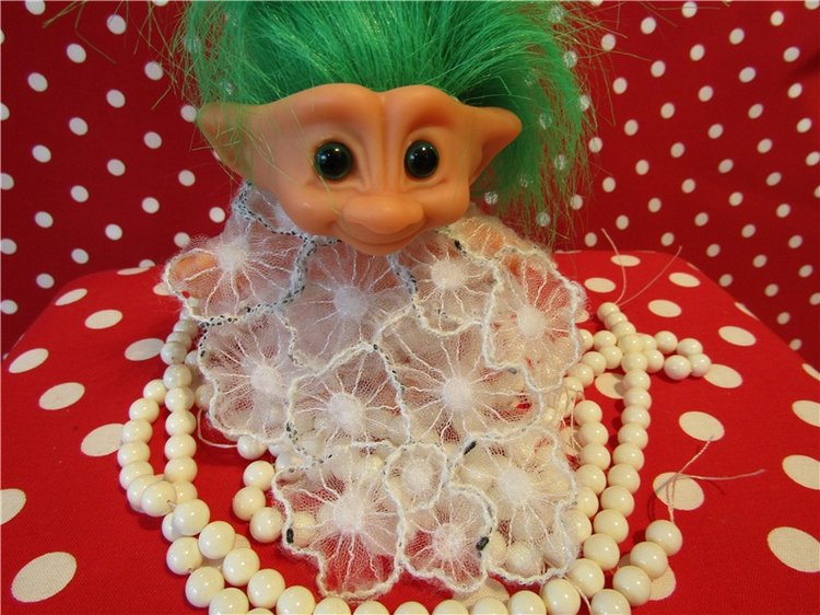 Настроение - в "горошек" — Игрушки Тролли (Trolls): винтажные Dam и Russ (фото 7)