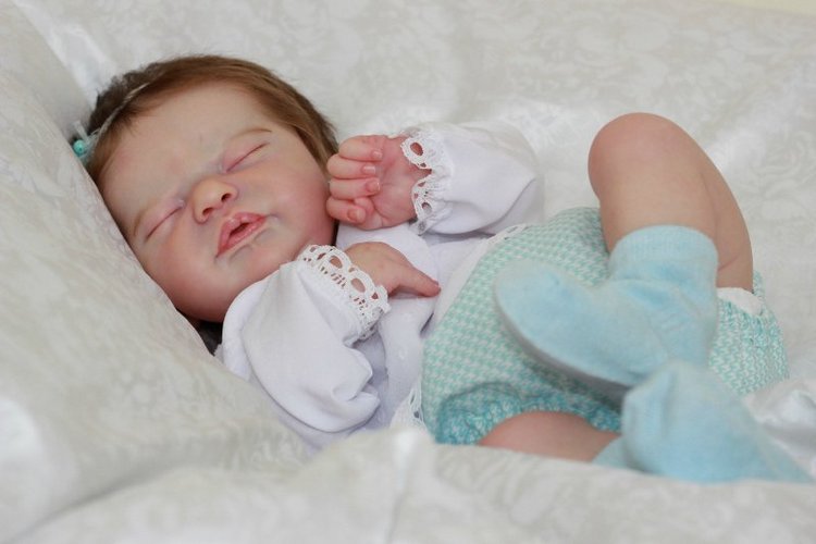 Маленькая бусинка Америкус, кукла реборн Беспаловои Жанны