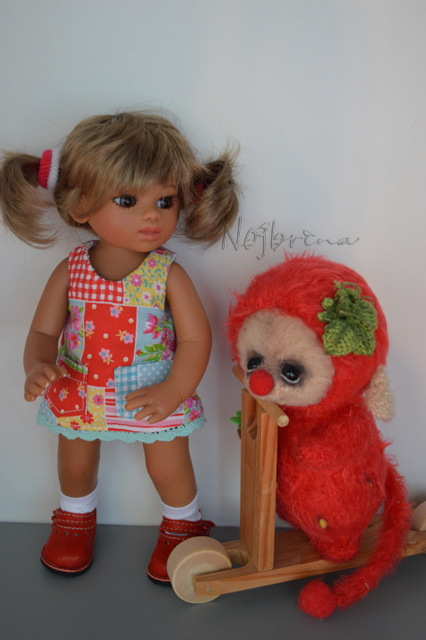 Линда из Berliner Rasselbande. Кукла от Габриелы Мюллер (фото 6)