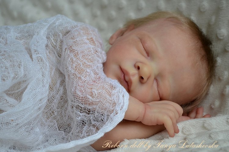 Спящее облачко крошка реборн Denver Rose (фото 5)