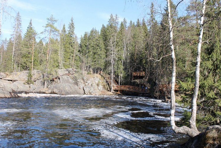 Посетите Карелию - это волшебное место! Рускеальские водопады (фото 8)