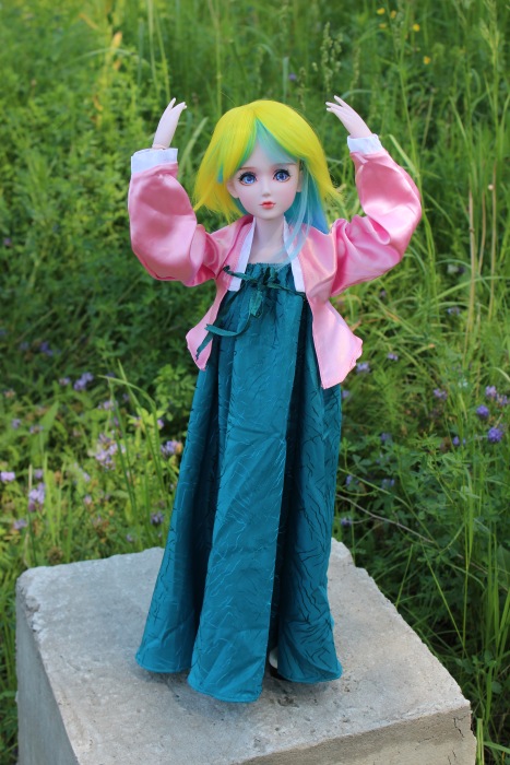 Яркое лето с Анжеликой - Кукла Звезда подиума. ООАК, 5-ый молд, 60 см