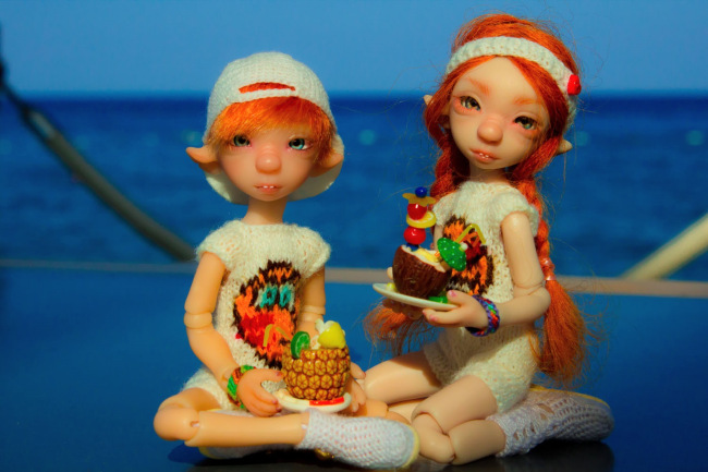 Мышулики в отпуске. Авторские куклы Лидии Снуль. BJTales