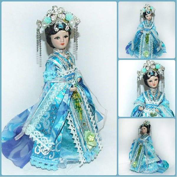 Мои сказочные образы и костюмы фарфоровых куколок (ООАК) к Новому 2018 году