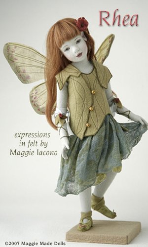 Валянные куклы из шерсти Мэгги Яконо, Maggie Iacono dolls