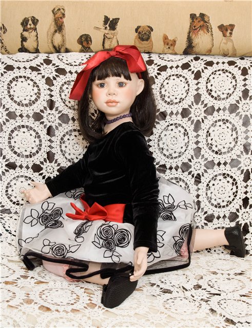 Девочка из января — Куклы Christine Orange (Кристин Оранж): фарфор (фото 10)