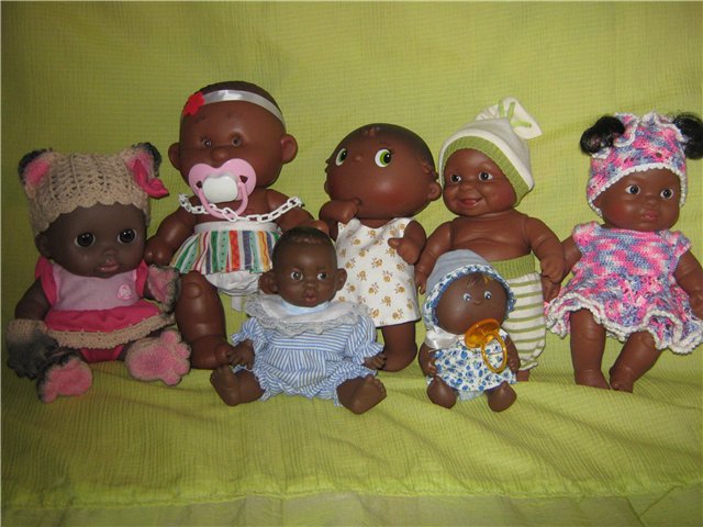 Пупс D'Anton Jos '96года и моя негритянская куклосемейка (фото 7)