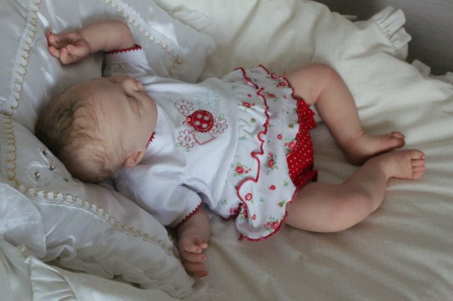 Весенний цветочек... Куколка реборн Виктории Вишни (фото 8)