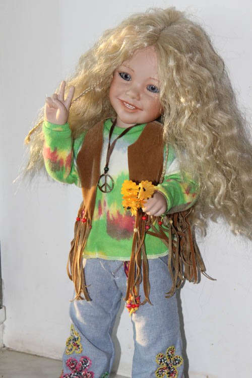 Danbury Mint dolls. Hippie Harmony от Nancy Leslie