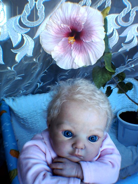 Снегурочка реборн Лола и веселый снеговик Ларс