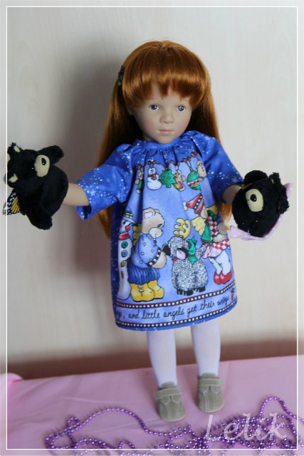 Новое платье Ульяны — Одежда и обувь для кукол своими руками: фото (фото 5)