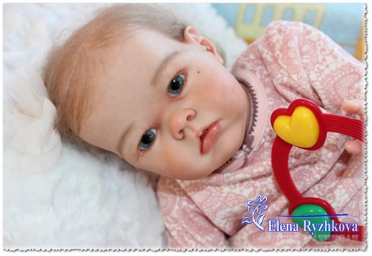 Полиночка - толстушка моя сладкая. Кукла реборн Елены Рыжковой (Россия)