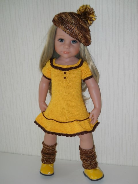 Вязание для кукол Gotz — Одежда и обувь для кукол своими руками: фото