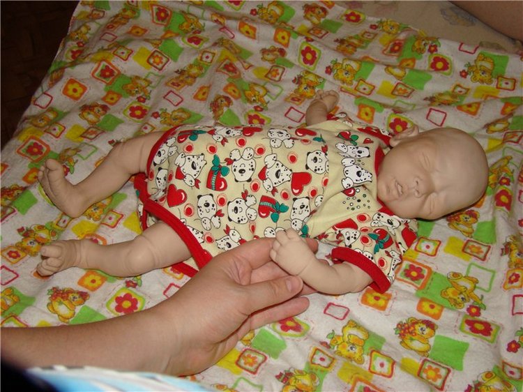 Силиконовая малышка - Процесс работы от Кондрашовой Ирины (фото 5)