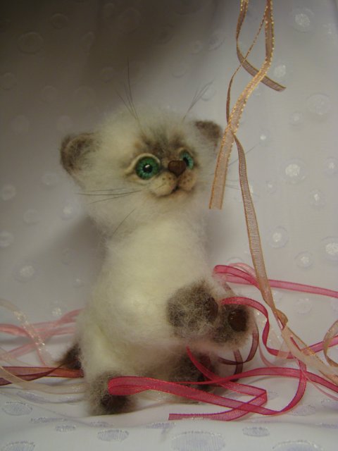 Запутанная история. Игрушка валянием из шерсти