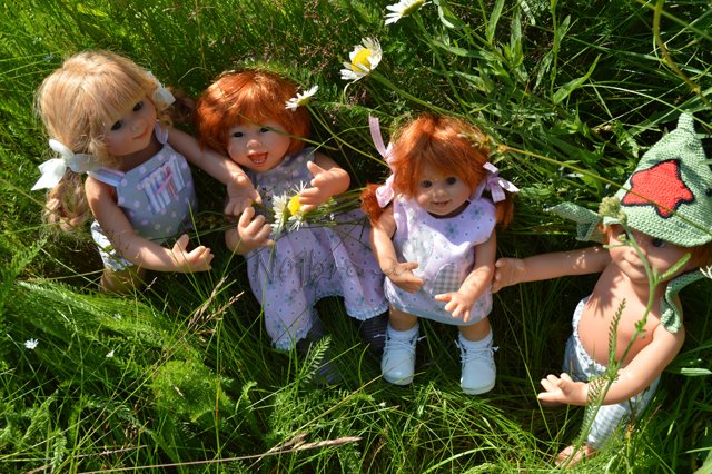 Шито белыми нитками... Вихтели от Rosemarie Anna Muller