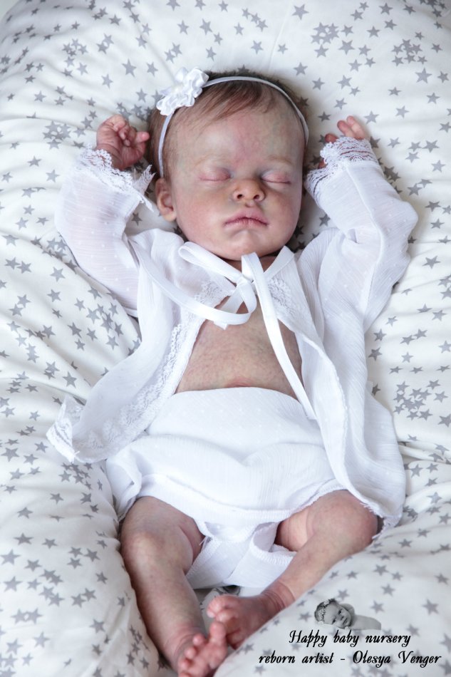 Моя принцесса Крошечка-Кокошечка. Кукла реборн Олеси Венгер