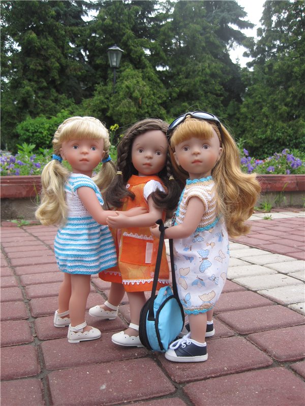Тата, Анели и Лина! Куколки подружки Kathe Kruse | Бэйбики Тата, Анели и Лина! Куколки подружки Kathe Kruse (фото 6)