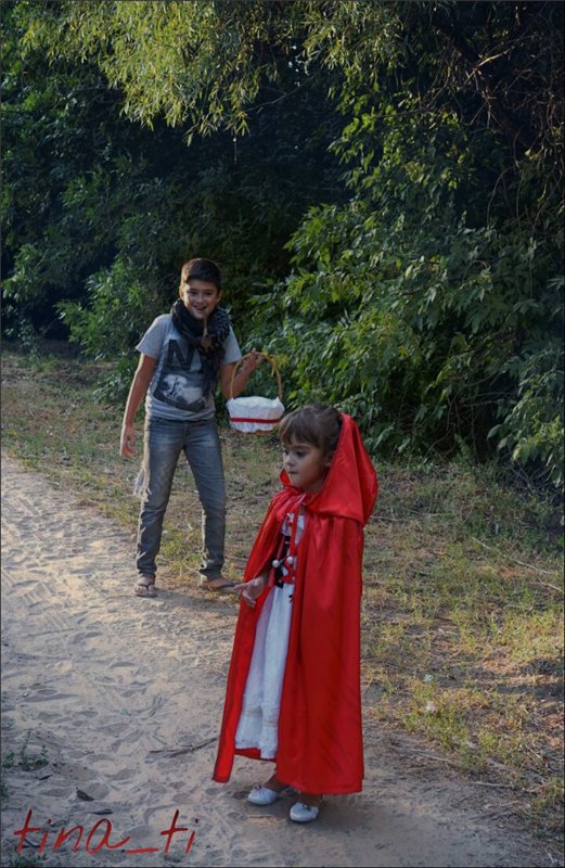 Кукла и ее девочка...Little red riding hood. Часть вторая (лесная) (фото 9)