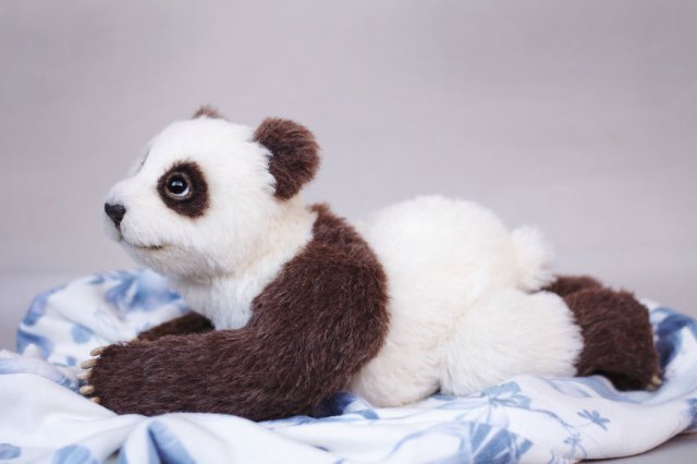 Панда Юки. Игрушка ручной работы (фото 5)