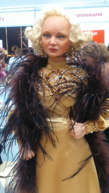 Ещё картинки с выставки... XI Международный Салон кукол на Тишинке в Москве 2015. Фото (фото 7)