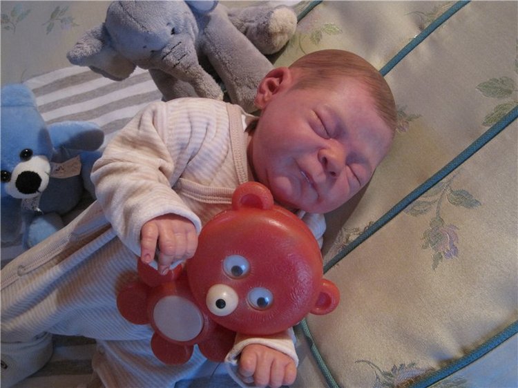 Колыбельная для малыша.Кукла реборн Тимурчик Ольги Астаповской