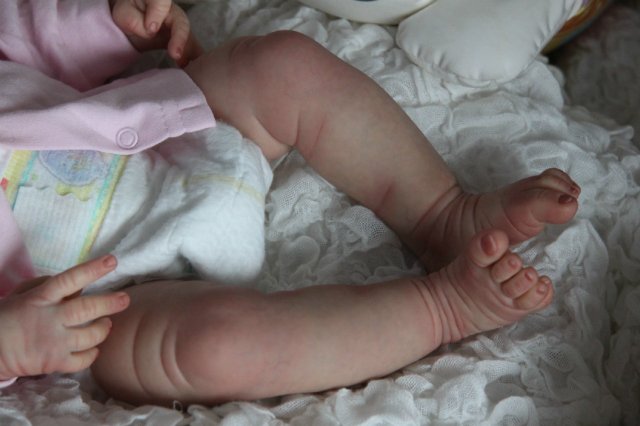 Малышка Кармен. Куколка реборн Виктории Вишни (фото 9)