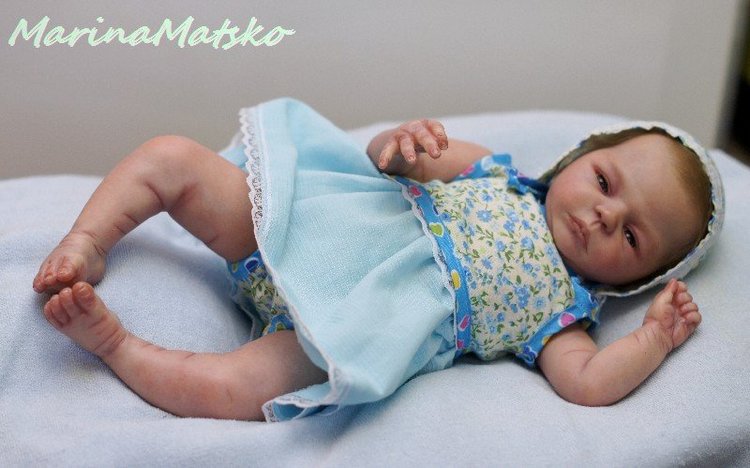 Куколка-реборн Каролинка. Работа Марины Мацко