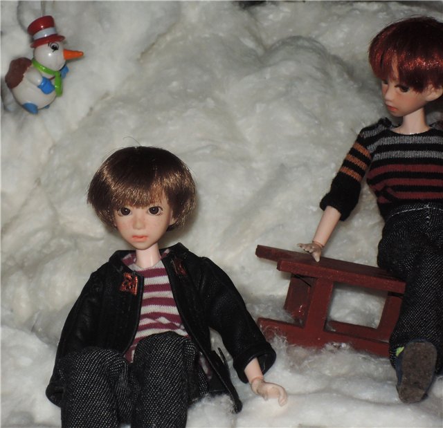 Женька, Данька и зима — Куклы и тела Obitsu (Обитсу): 1/6 (фото 3)