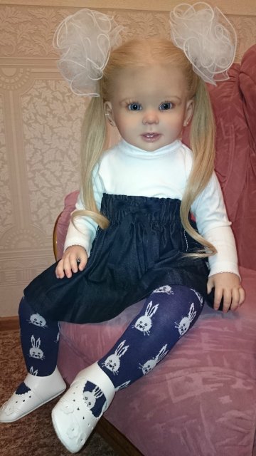 Мое солнышко - малышка Джастина из молда Бонни by Linda Murray