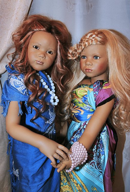 Яркие девчонки Таби и Бирка от Annette Himstedt