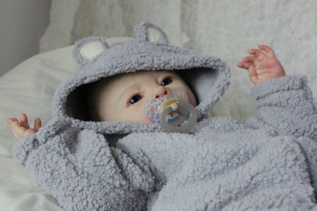 Мальчик - Медвежонок... Куколка реборн Виктории Вишни