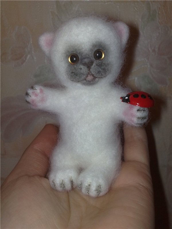 Новенькие мои авторские игрушки. Сухое валяние (фото 6)