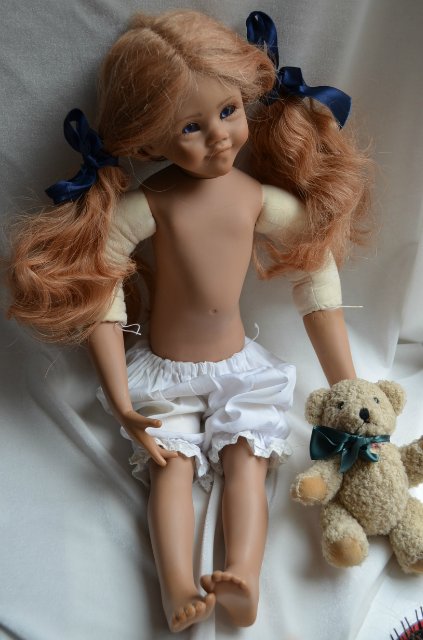 Знакомство с куклами Anni Aegerter фирмы Schmider Creativ. Тони - образ Пеппи или подружки Тома Сойера