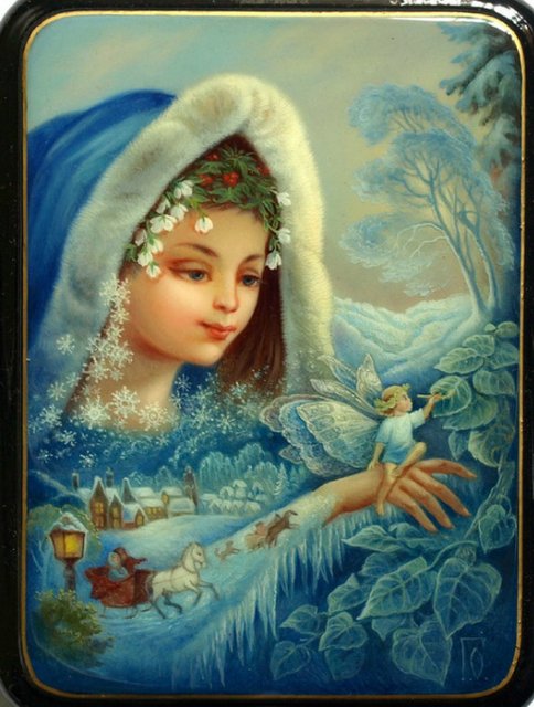 Усмотри тропинку в сказку или Здесь русский дух, здесь Русью пахнет. Федоскинская лаковая миниатюра