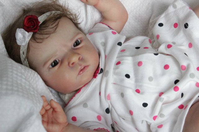 Сама мисс серьезность, кукла реборн Беспаловои Жанны