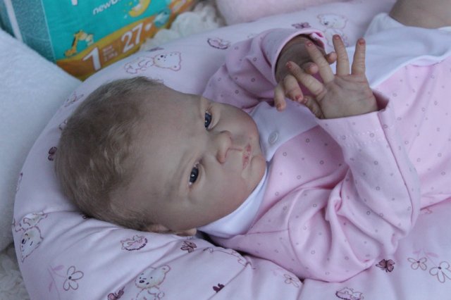 Детка Скарлет... Куколка реборн Виктории Вишни (фото 4)