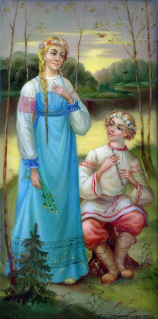 Усмотри тропинку в сказку или Здесь русский дух, здесь Русью пахнет. Федоскинская лаковая миниатюра