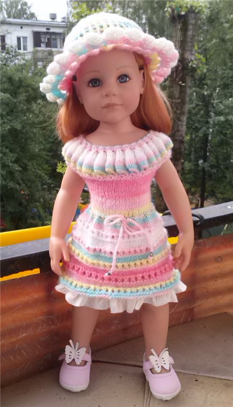 Радужное лето — Одежда и обувь для кукол своими руками: фото (фото 3)