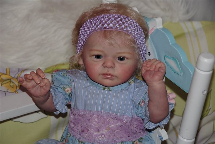 Белокурый котенок реборн Владочка (фото 9)