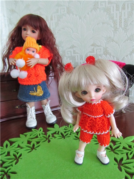 Оранжевое утро — Одежда и обувь для кукол BJD (БЖД): 1/3 (фото 4)