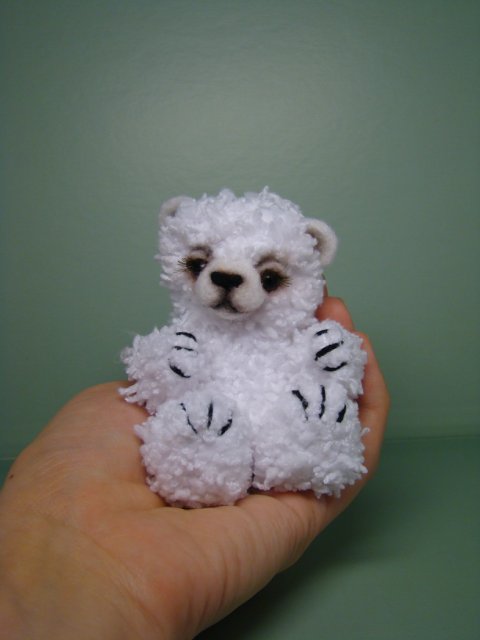 Мишка Снежка. Авторская игрушка своими руками Ольги Чернухо