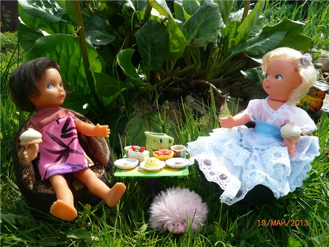 Розочка! Встреча сестренок