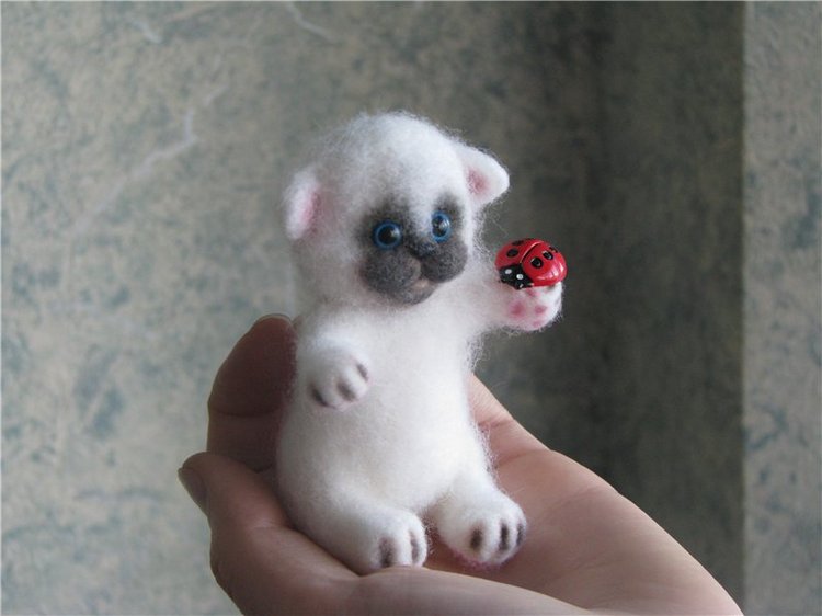 Новенькие мои авторские игрушки. Сухое валяние (фото 5)