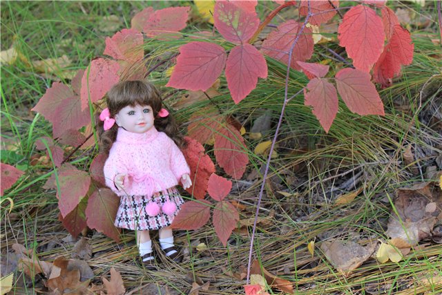 Ходит осень по дорожке... Мари и Катрина от Adora на осенней прогулке