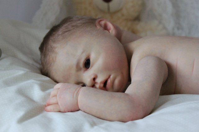 Мальчик - Медвежонок... Куколка реборн Виктории Вишни (фото 8)