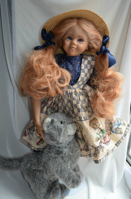 Знакомство с куклами Anni Aegerter фирмы Schmider Creativ. Тони - образ Пеппи или подружки Тома Сойера