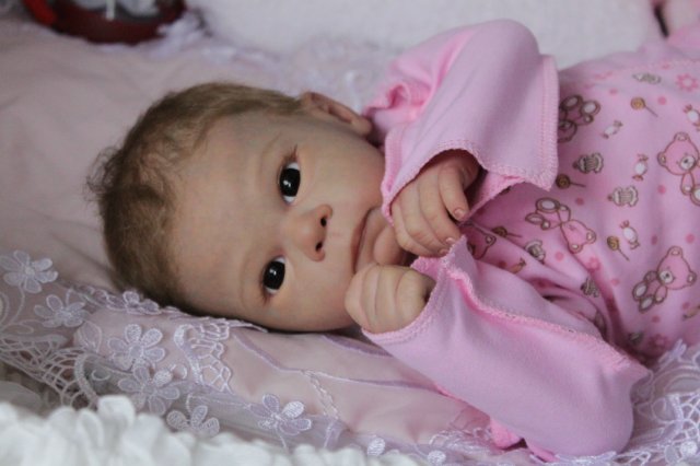 Мышонок Ульяша 3... Куколка реборн Виктории Вишни (фото 8)